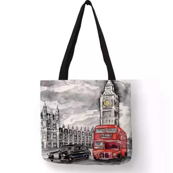 Eco-Friendly London’s Big Ben Folding Tote Bag - Picture 1 of 16